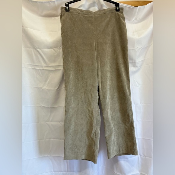 Alfred Dunner Tan Corduroy Trousers - Picture 1 of 4
